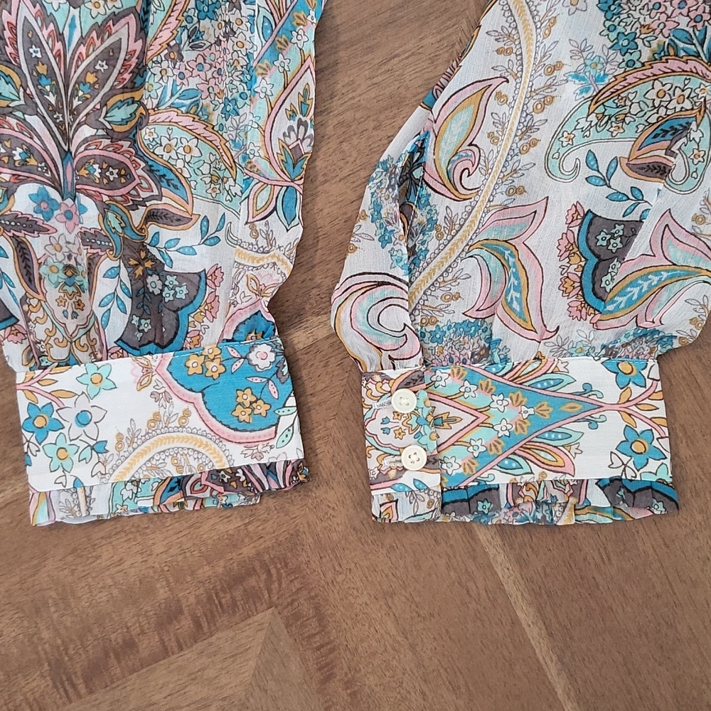 LOFT | Paisley Blouse - Picture 7 of 9